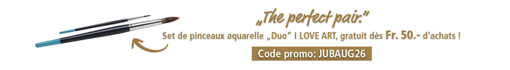 Goodie du mois : Set de pinceaux aquarelle 